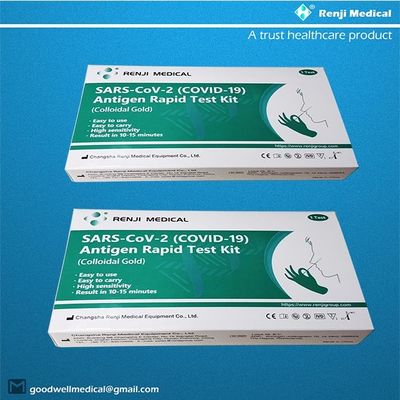 Kit per test rapido antigene con certificato SGS Cassetta per test rapido Igm con tampone nasale