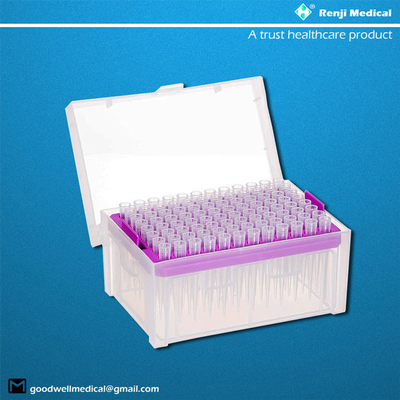Punte sterili della pipetta del polipropilene ultra chiaro, punte della pipetta da 200 Microliter