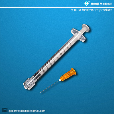 Renji Disposable Medical Consumables, 1ml pp slitta le siringhe di punta