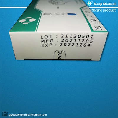 Corredo difficile rapido dell'antigene colloidale dell'oro, corredo nasale della prova Sars-Cov-2 AG del tampone