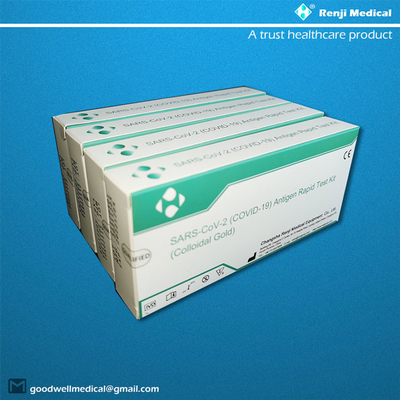 il corredo del test diagnostico 15 SARS-CoV-2 AG di minuti individua le proteine/glycans