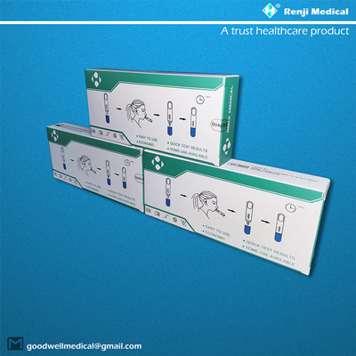 Corredo difficile rapido dell'antigene SARS-CoV-2, rilevazione Kit Colloidal Gold di Covid
