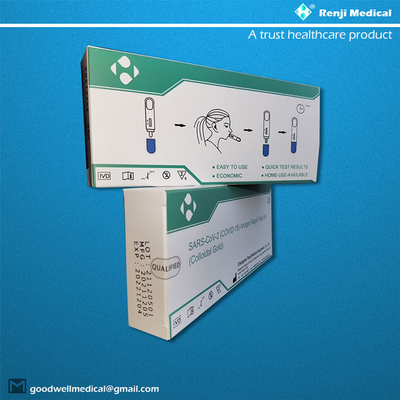 Corredo difficile rapido dell'antigene di YBTC, saliva veloce del test diagnostico di risultato 10-15mins Covid