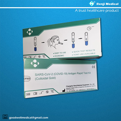 5 insiemi/prova rapida Kit With Nasopharyngeal Swabs della scatola COVID 19