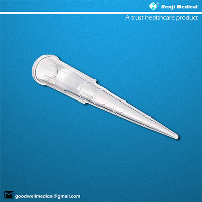 Punte sterili della pipetta del polipropilene ultra chiaro, punte della pipetta da 200 Microliter
