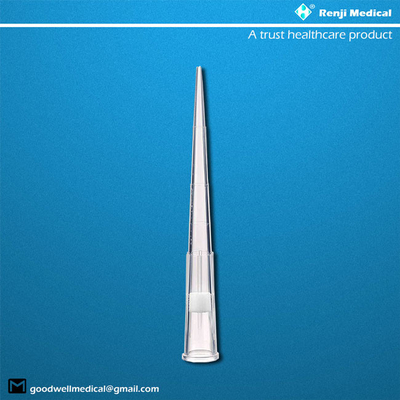 Punte universali trasparenti della pipetta compatibili con 1000ul Pipettors