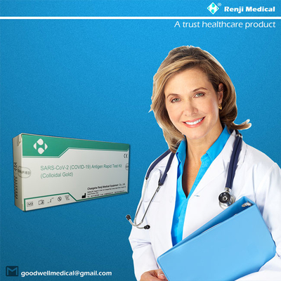 il corredo del test diagnostico 15 SARS-CoV-2 AG di minuti individua le proteine/glycans