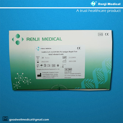 Oro colloidale del corredo della prova dell'antigene di Renji per l'ospedale/laboratorio