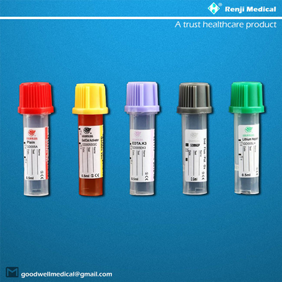 Micro metropolitana 0.25ml/0.5ml della raccolta del sangue dei pp per i neonati