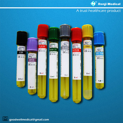 Metropolitana di Renji Disposable Vacuum Blood Collection, tubi rossi del sangue del separatore del gel