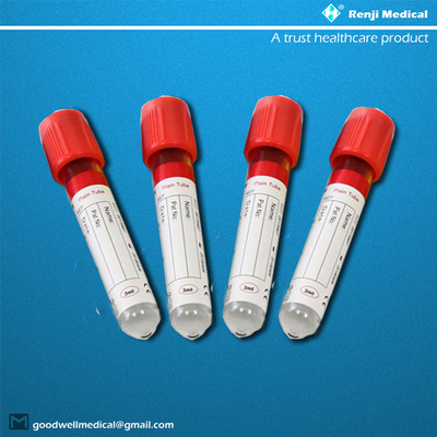 Metropolitana di Renji Disposable Vacuum Blood Collection, tubi rossi del sangue del separatore del gel