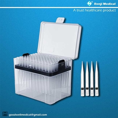 Certificazione materiale del CE di Renji Sterile Pipette Tips Polypropylene