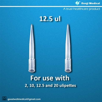Certificazione materiale del CE di Renji Sterile Pipette Tips Polypropylene