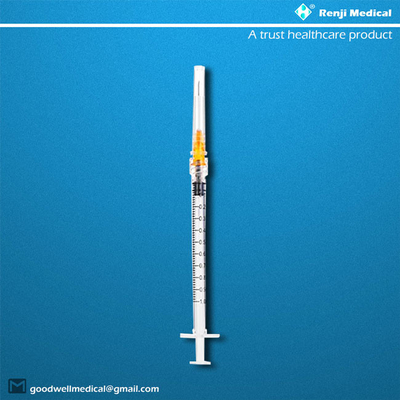Materiali di consumo medici eliminabili di MSDS, siringa della serratura di 25G 1ml Luer con l'ago