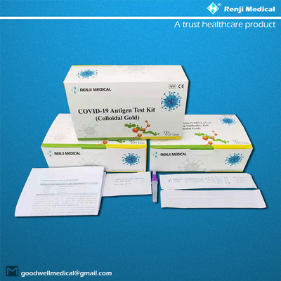 Corredo difficile dello SGS COVID 19 rapidi, prova rapida Kit Colloidal Gold dell'antigene SARS-CoV-2